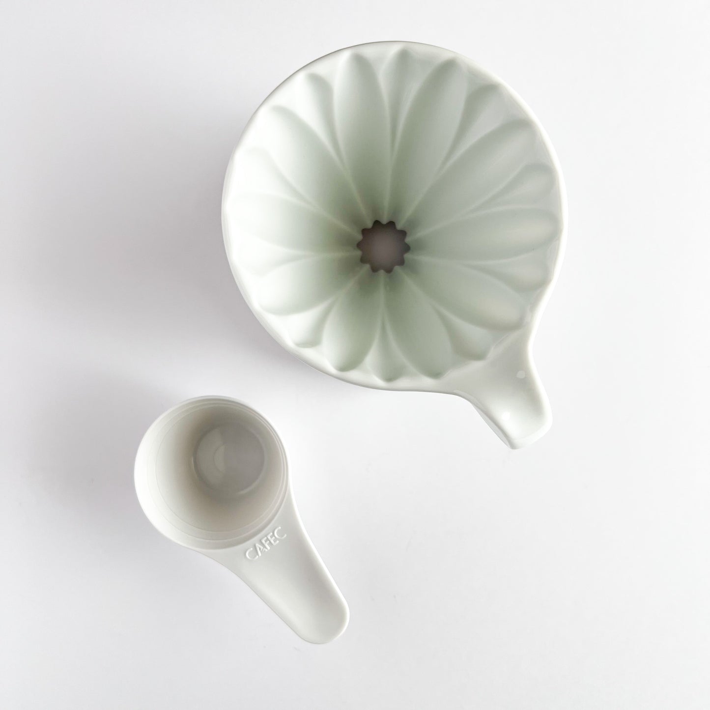 CAFEC Arita ware cone flower dripper for 1 cup