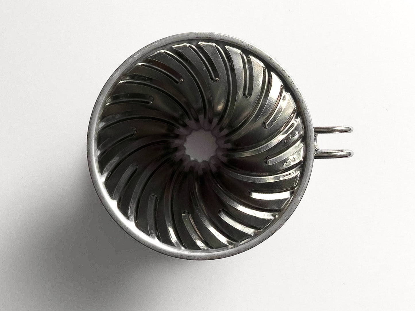 HARIO V60 Metal Dripper Hairline Silver VDM-02HSV